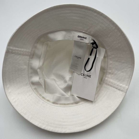 BUCKET HAT WITH CELINE IN COTTON GABARDINE - Picture 4 of 5